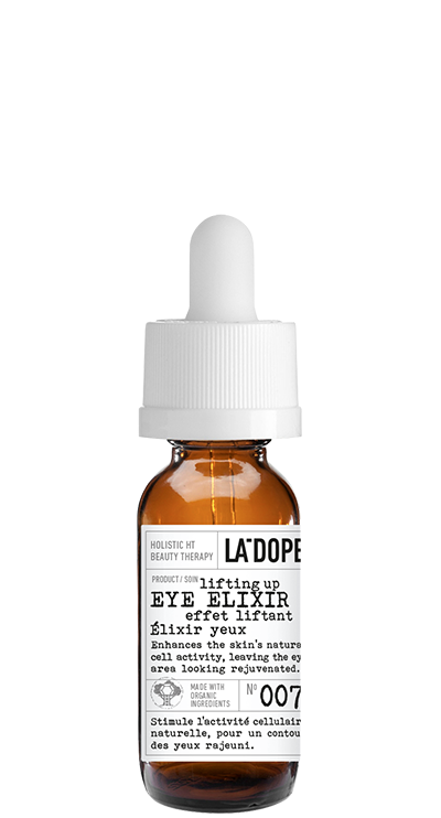 LA'DOPE lifting up EYE ELIXIR — effet liftant, Élixir yeux — No 007, made with organic ingredients
