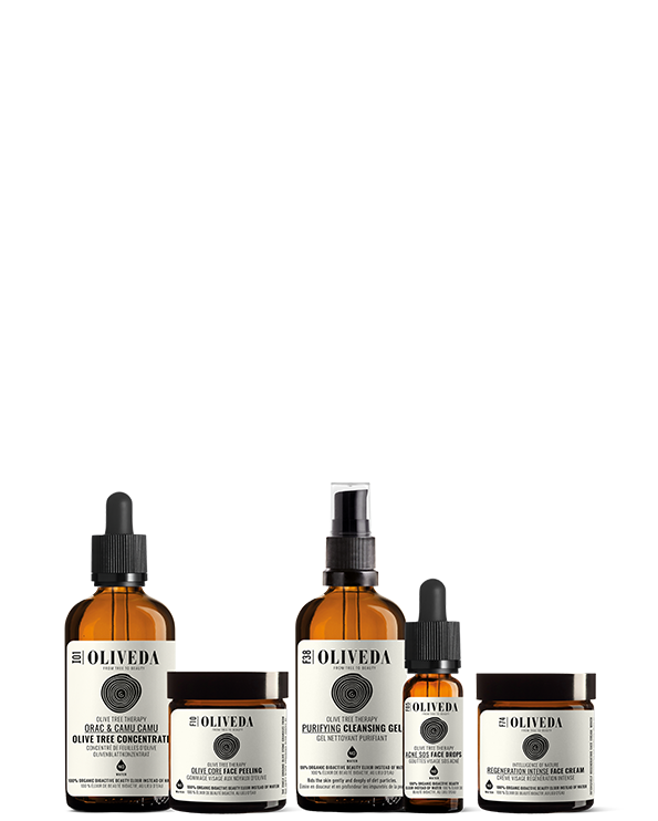 Kit de inicio para el brillo facial Healing Olive