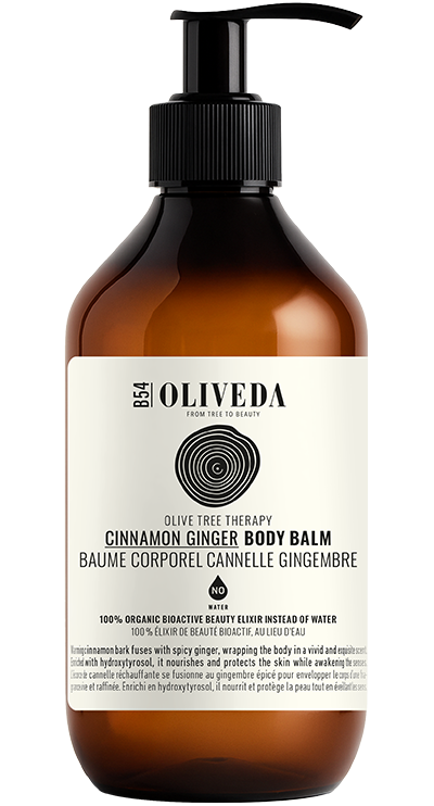 OLIVEDA B54 — OLIVE TREE THERAPY CINNAMON GINGER BODY BALM; BAUME CORPOREL CANNELLE GINGEMBRE; NO WATER