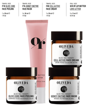 Load image into Gallery viewer, Luminous Glow Travel Set - Holiday Season - Waterless Beauty by Olive Tree People   