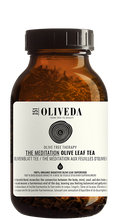 Cargar imagen en el visor de la galería, OLIVEDA '151' label: OLIVE TREE THERAPY — THE MEDITATION OLIVE LEAF TEA; 100% ORGANIC BIOACTIVE OLIVE LEAF