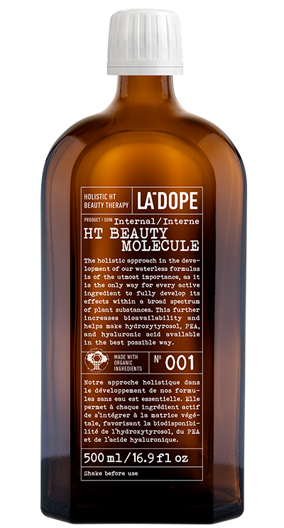 001 HT Beauty Molecule by LA DOPE product bottle