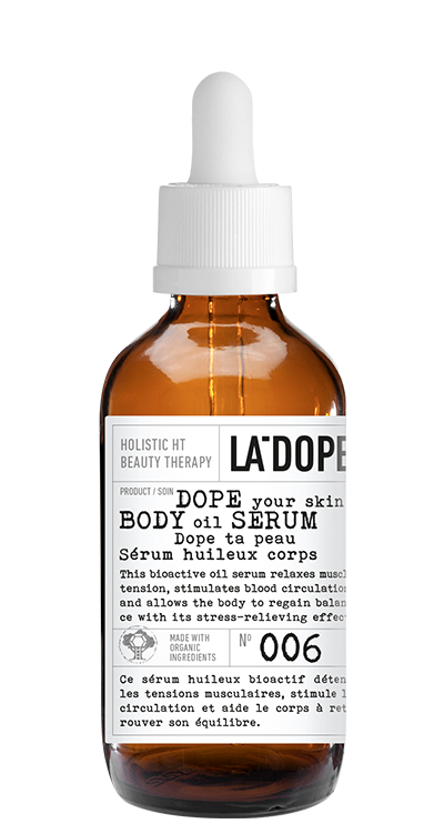 006 Body Oil Serum by LA DOPE product bottle