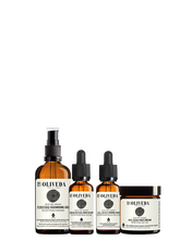 Cargar imagen en el visor de la galería, OLIVEDA, OLIVE TREE THERAPY, PURIFYING CLEANSING GEL, GREEN RETINOL FACE ELIXIR, CELL ACTIVE SERUM, ANTI AGING FACE CREAM