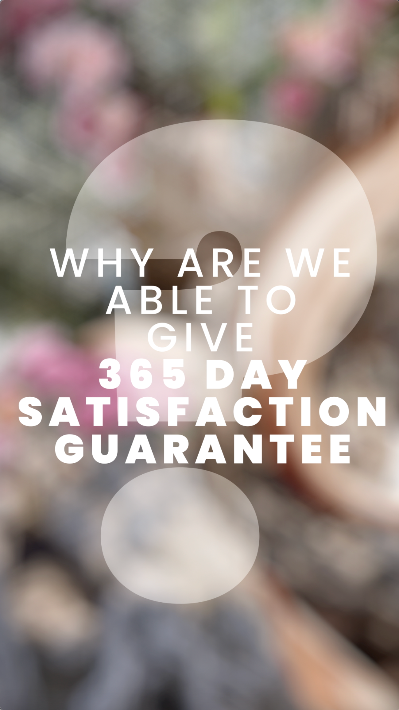 Garantía de satisfacción de 5 a 365 días (opción 7 de vídeo)