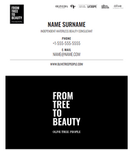 Cargar imagen en el visor de la galería, Business Cards - Waterless Beauty by Olive Tree People   
