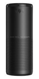 Black cylindrical facial device labeled OLIVE FACIAL NECK THERAPY (Olive Air Mobile)